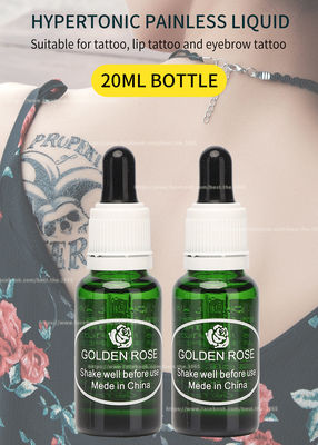 Crème engourdissante de Rose Tattoo Anesthetic Numbing Liquid de tatouage d'or de sourcil