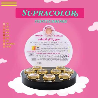 20 cosmétiques imperméables de contrôle d'huile de Kryolan Supracolor de couleurs desserrent pour la peau extérieure