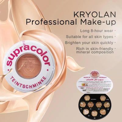 Les cosmétiques de Supracolor de contrôle d'huile de base de maquillage d'OEM Kryolan font face à la poudre