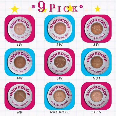 Fondation pour le maquillage anti-éblouissement du visage