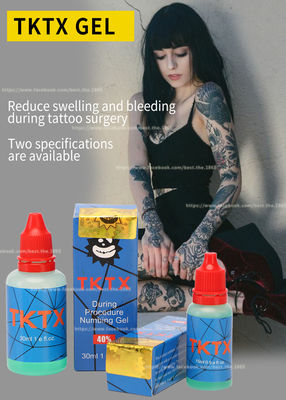 gel anesthésique engourdissant de la crème TKTX de tatouage de 40% 15ml 30ml non huileux