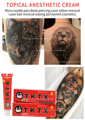 Crème de arrêt crème engourdissante de soins ultérieurs de tatouage de lèvre de l'UGP de douleur de tatouage anesthésique de TKTX
