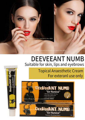 Anti crème engourdissante engourdissante allergique 10g Hong Kong de lidocaïne anesthésique de la crème 10g Deeveeant