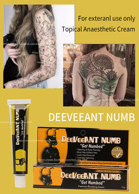 Anti crème engourdissante engourdissante allergique 10g Hong Kong de lidocaïne anesthésique de la crème 10g Deeveeant