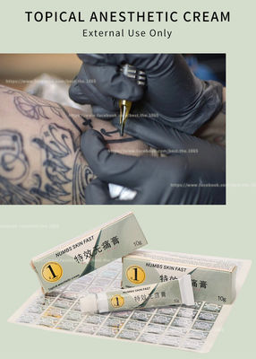 Crème crème engourdissante de douleur d'arrêt de tatouage de marque de distributeur de crème de tatouage de crème de Dr. Numb Tattoo Lidocaine de tatouage engourdi de corps