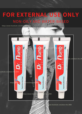 Le tatouage permanent de maquillage de Dr. Numb 30g engourdissent la crème indolore crème de lidocaïne le prix à payer qu'en gros #45 gélifient le TATOUEUR de 30ml TKTX