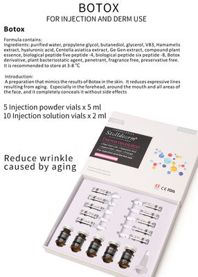 Sérum meso original en gros d'injection de Botox de thérapie transparent pour médical cosmétique