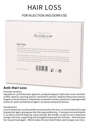 Sérum capillaire injectable aux exosomes France Original Stalidearm Solution de mésothérapie pour la croissance des cheveux