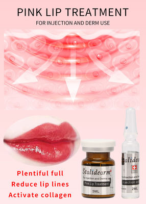 Essence de réparation de lèvre de Derma Microneedling Mesotherapy de sérum de traitement d'injection de lèvre de rose de marque de Stalideram