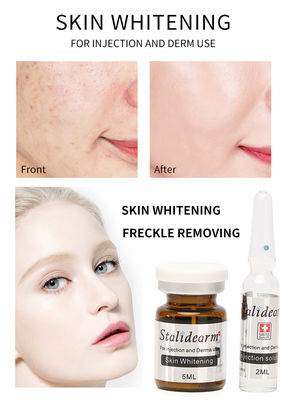Blanchiment du sérum de vitamine C de soins de la peau de Mesotherapy d'injection de sérum de la jeunesse