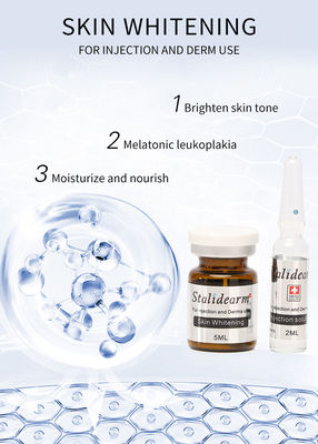 Blanchiment du sérum de vitamine C de soins de la peau de Mesotherapy d'injection de sérum de la jeunesse