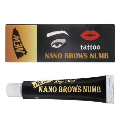 Crème permanente anesthésique engourdie nanoe de lidocaïne de maquillage de tatouage de la crème 10G de crème/lidocaïne de tatouage