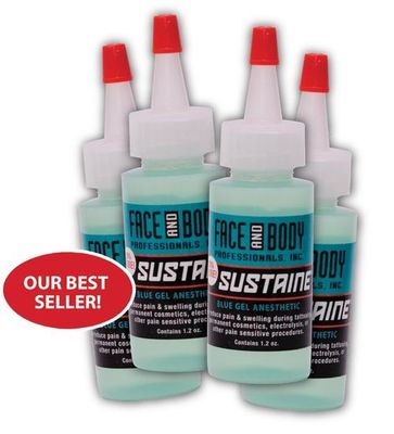 Tatouage anesthésique de gel bleu de Sustaine de lidocaïne engourdissant l'anti allergie 1.2OZ