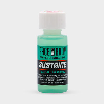 Tatouage anesthésique de gel bleu de Sustaine de lidocaïne engourdissant l'anti allergie 1.2OZ