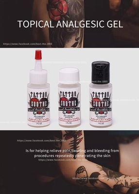 Le gel engourdissant de tatouage de la beauté TKTX apaisent le gel actuel anesthésique pour la perforation de corps