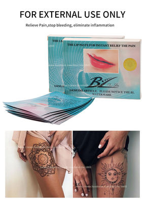 Arrêt permanent de pâte de tatouage de lèvre de maquillage de BL de protection de lèvre de douleur de soulagement saignant l'anti bosse