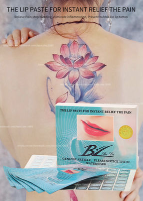 Arrêt permanent de pâte de tatouage de lèvre de maquillage de BL de protection de lèvre de douleur de soulagement saignant l'anti bosse