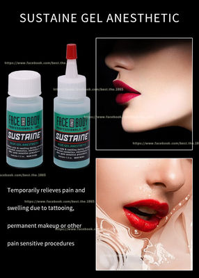 Gel anesthésique engourdissant original d'anti d'allergie de gel de Sustaine tatouage bleu vert stable de gel