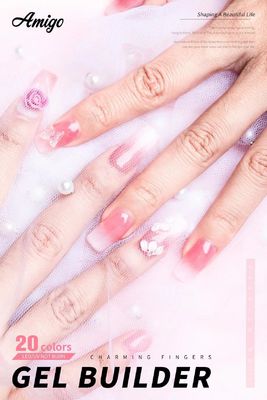 Constructeur Gel No .14 d'ongle d'extension facile outre du vernis à ongles UV dur de gel de lustre