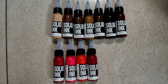 Encre permanente de Tatttoo d'encre solide du colorant 30ML 60ML de maquillage de couleur naturelle