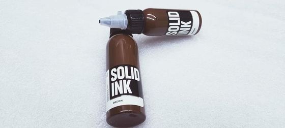 Encre permanente de Tatttoo d'encre solide du colorant 30ML 60ML de maquillage de couleur naturelle
