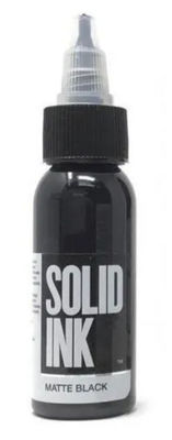 Encre de Matte Black Solid Ink Tattoo un 30ML de coloration plus rapide 60ML pour le maquillage permanent