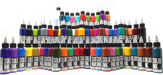 Encre approuvée par le FDA de tatouage de l'encre 60ML 120ML de tatouage d'encre solide de Bordeaux