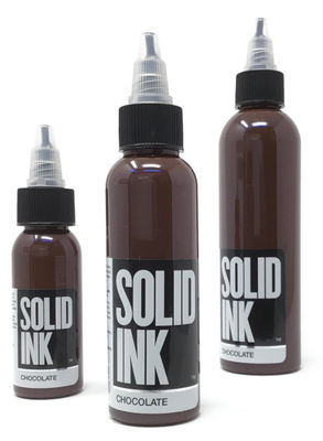 Chocolat permanent semblant naturel 30ML de Vegan d'encre de tatouage d'encre solide de colorant de maquillage
