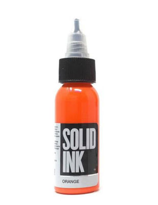 Encre orange 30ML 60ML 120ML 260ML de tatouage de corps solide d'encre de tatouage de colorant permanent pur de maquillage