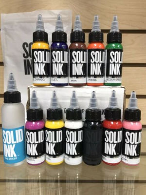 Encre permanente de tatouage du colorant 30ML 60ML 120ML 260ML FDA de maquillage de tatouage naturel micro fuchsia d'encre solide
