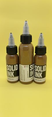 Le micro d'encre de tatouage d'encre solide de 60ML 120ML pigmentent brun clair