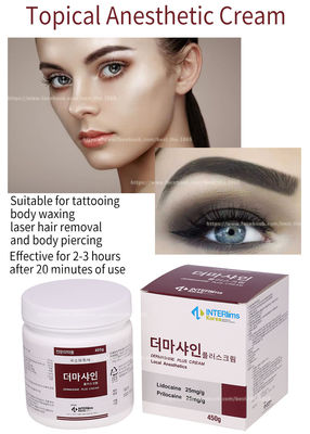 la crème actuelle du lidocaïne 450G/crème engourdissante pour le visage Microneedling tatouent le maquillage permanent