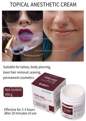 la crème actuelle du lidocaïne 450G/crème engourdissante pour le visage Microneedling tatouent le maquillage permanent