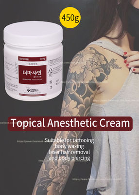 la crème actuelle du lidocaïne 450G/crème engourdissante pour le visage Microneedling tatouent le maquillage permanent