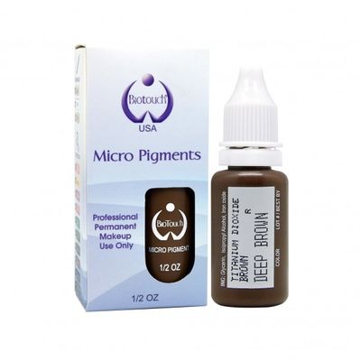 Encre cosmétique 15ml de tatouage de maquillage permanent pur de colorant de Biotouch de 30 couleurs