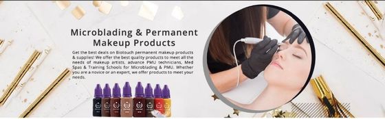 Encre cosmétique 15ml de tatouage de maquillage permanent pur de colorant de Biotouch de 30 couleurs