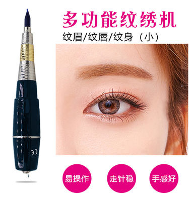 Machine permanente noire 100 de maquillage - stylo de MicrGel polishgmentation du cuir chevelu 240V
