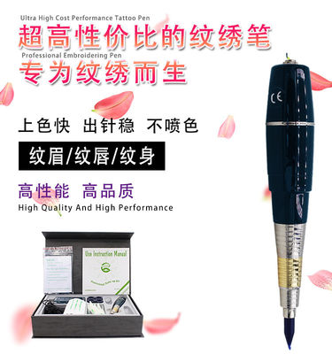 Machine permanente noire 100 de maquillage - stylo de MicrGel polishgmentation du cuir chevelu 240V