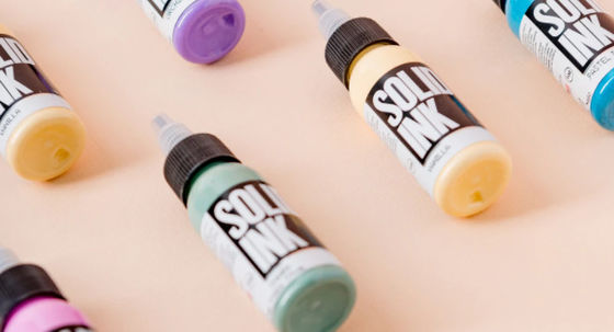 Encre solide permanente du colorant 30ML 60ML Tatttoo de maquillage de couleur naturelle