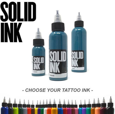 Les couleurs non dangereuses tatouent le colorant d'encre 30ML solide 60ML avec de la glycérine