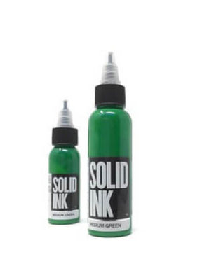 Matières végétales pures vertes moyennes d'encre de tatouage d'encre solide d'aerographe de 30ML 60ML