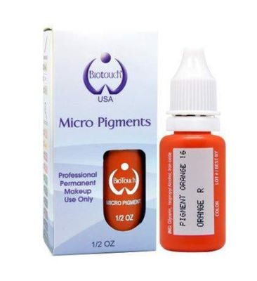 Sourcil permanent d'approvisionnements de Microblading de maquillage de couleur orange de colorant de Biotouch MicrGel polishgment ombrageant MicrGel polishgmentation