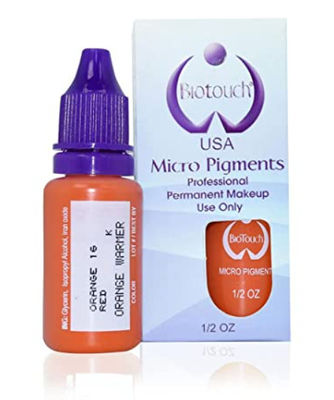 Sourcil permanent d'approvisionnements de Microblading de maquillage de couleur orange de colorant de Biotouch MicrGel polishgment ombrageant MicrGel polishgmentation