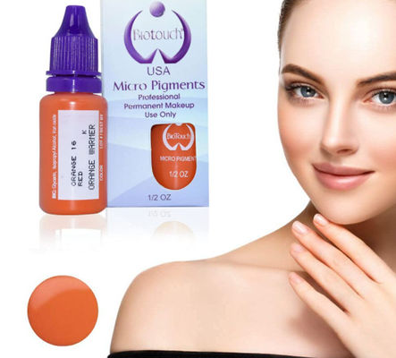 Sourcil permanent d'approvisionnements de Microblading de maquillage de couleur orange de colorant de Biotouch MicrGel polishgment ombrageant MicrGel polishgmentation