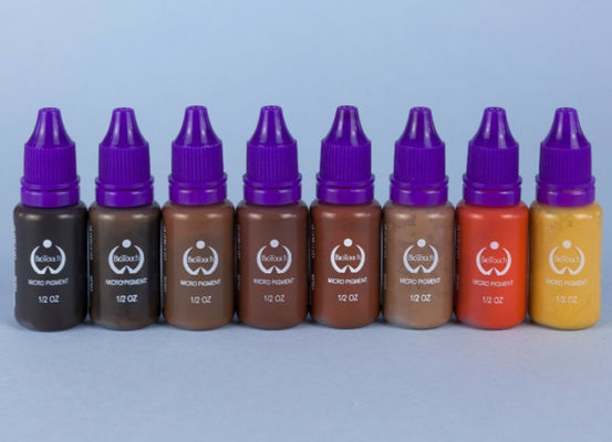 Sourcil permanent d'approvisionnements de Microblading de maquillage de colorant de Biotouch de Brown foncé de couleur micro de colorant ombrageant MicrGel polishgmentation