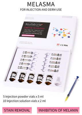 Injection pour le mélasma, mésothérapie, solution, exosomes, booster cutané, Botox, produit de comblement