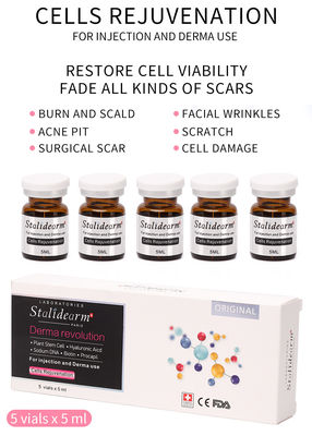 L'ensemble anti-vieillissement 5pcs/set de sérum d'utilisation d'injection d'essence de sérum de rajeunissement de cellules soutient l'hydratation et la fermeté de peau