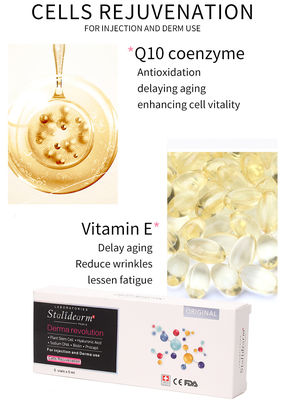 Solution de mésothérapie par injection d'exosomes - Sérum injectable pour le rajeunissement cellulaire - Booster de peau anti-âge