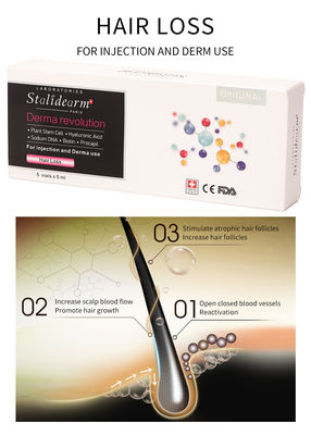 Solution de mésothérapie anti-chute de cheveux Exosome Injection France Stalidearm Sérum injectable Croissance des cheveux Repousse