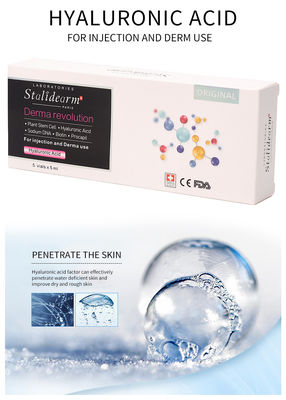 Solution de mésothérapie injectable à l'acide hyaluronique, booster cutané aux exosomes, produit de comblement dermique